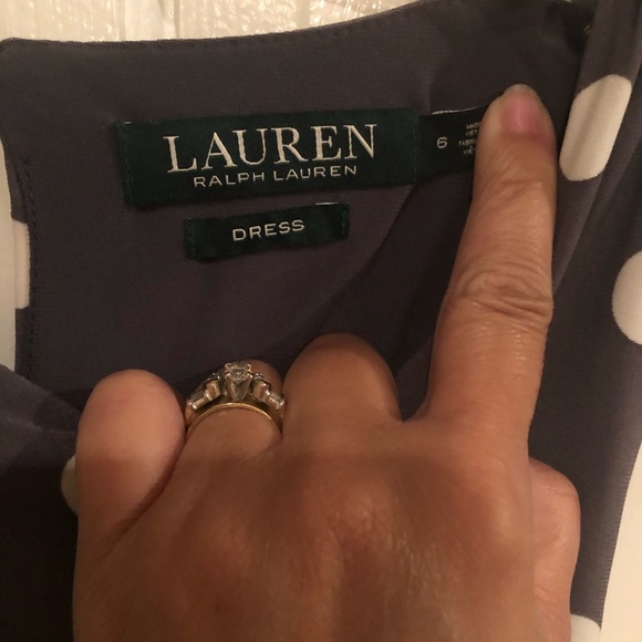 Ralph Lauren polka dot dress size 6 - Picture 5 of 10